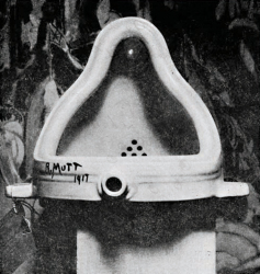 "Fountain" by Marcel Duchamp (1917)