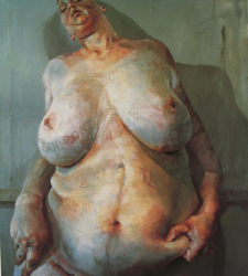 "Branded" by Jenny Saville (1992)