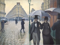 caillebotte-paris street, rainy day